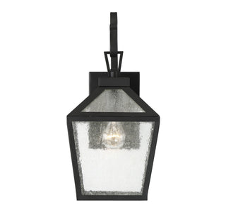Woodstock One Light Wall Mount in Black