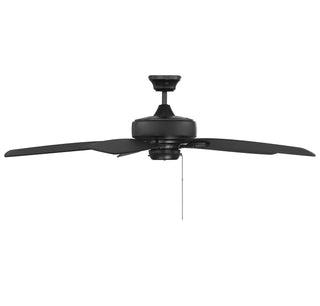 Wind Star 52" Ceiling Fan in Matte Black