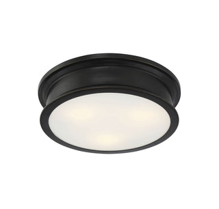 Watkins Three Light Flush Mount in Classice Bronze