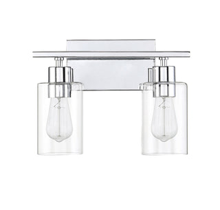 Lambert Two Light Bath Bar in Polished Chrome