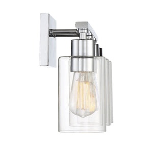 Lambert Three Light Bath Bar in Polished Chrome