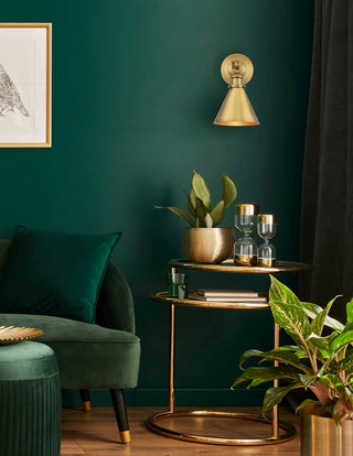 Glenn One Light Wall Sconce in Warm Brass