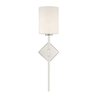 Destin One Light Wall Sconce in Polished Nickel
