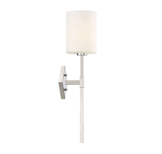 Destin One Light Wall Sconce in Polished Nickel