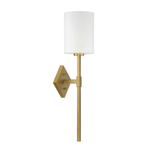 Destin One Light Wall Sconce in Warm Brass