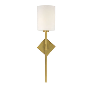 Destin One Light Wall Sconce in Warm Brass