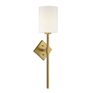 Destin One Light Wall Sconce in Warm Brass