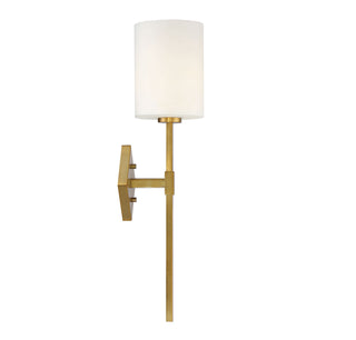 Destin One Light Wall Sconce in Warm Brass