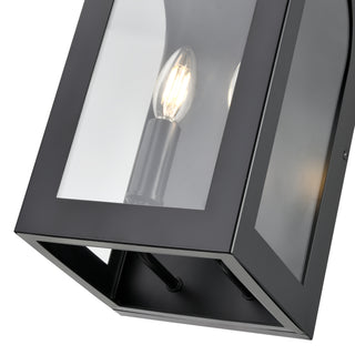 Bratton 2-Light Outdoor Wall Sconce Powder Coated Black