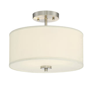 Msemi Two Light Semi-Flush Mount in Brushed Nickel