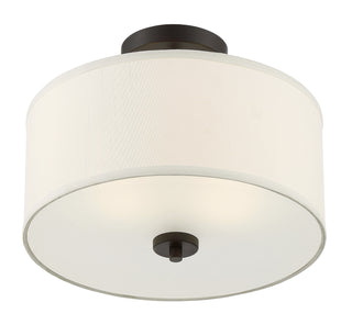 Msemi Two Light Semi-Flush Mount in Oil Rubbed Bronze