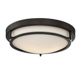 Mflus Two Light Flush Mount in Oil Rubbed Bronze