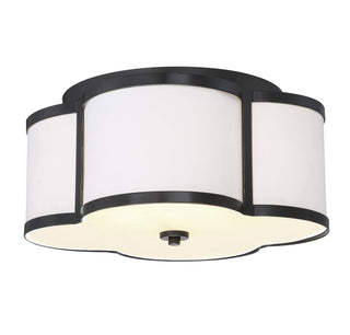 Meridian - M60020CBZ - Three Light Flush Mount - Msemi - Classic Bronze