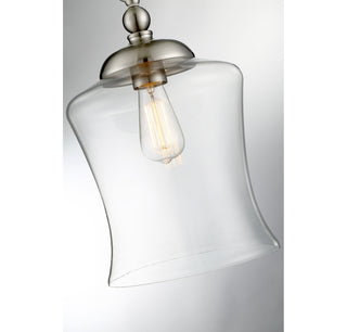 Mmin2 One Light Mini Pendant in Brushed Nickel