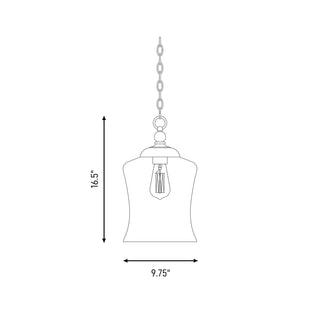 Mmin2 One Light Mini Pendant in Brushed Nickel