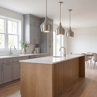 Mpend One Light Pendant in Brushed Nickel