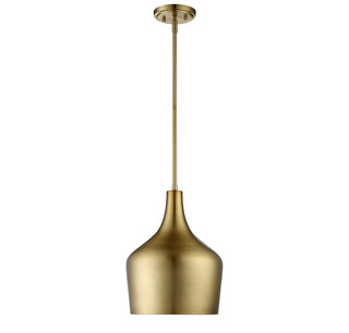 Meridian - M70020NB - One Light Pendant - Mpend - Natural Brass