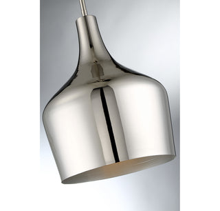 Mpend One Light Pendant in Polished Nickel