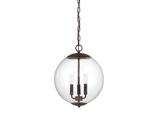 Meridian - M70060ORB - Three Light Pendant - Mpend - Oil Rubbed Bronze