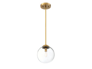 Mmin2 One Light Mini Pendant in Natural Brass