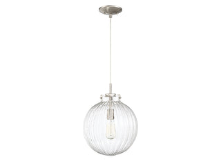Mmin2 One Light Mini Pendant in Brushed Nickel