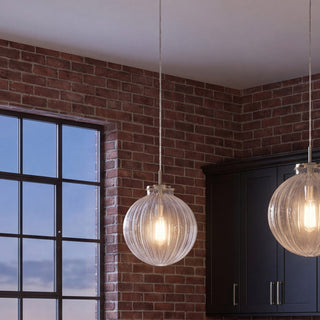 Mmin2 One Light Mini Pendant in Brushed Nickel
