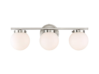 Meridian - M80023BN - Three Light Bathroom Vanity - Mbath - Brushed Nickel