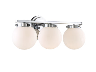 Mbath Three Light Bathroom Vanity in Chrome