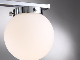Mbath Three Light Bathroom Vanity in Chrome
