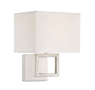 Mscon One Light Wall Sconce in Brushed Nickel
