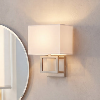 Mscon One Light Wall Sconce in Brushed Nickel