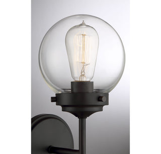 Mscon One Light Wall Sconce in Oil Rubbed Bronze