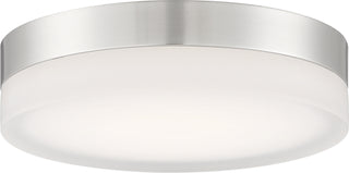 Pi LED Flush Mount in Brushed Nickel