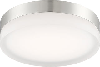 Pi LED Flush Mount in Brushed Nickel