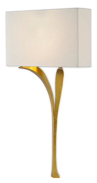 Choisy One Light Wall Sconce in Antique Gold Leaf