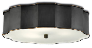 Wexford LED Flush Mount in Oil Rubbed Bronze/White