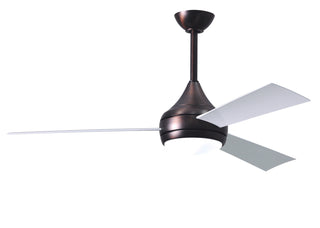 Matthews Fan Company - DA-BB-WH - 52" Ceiling Fan - Donaire - Brushed Bronze
