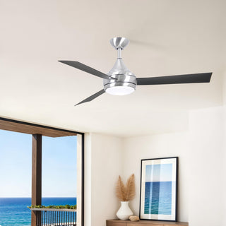 Donaire 52" Ceiling Fan in Brushed Stainless