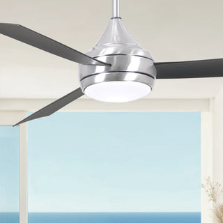 Donaire 52" Ceiling Fan in Brushed Stainless