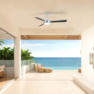 Donaire 52" Ceiling Fan in Brushed Stainless