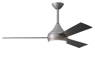 Matthews Fan Company - DA-BS-BB - 52" Ceiling Fan - Donaire - Brushed Stainless