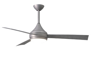 Matthews Fan Company - DA-BS-BW - 52" Ceiling Fan - Donaire - Brushed Stainless