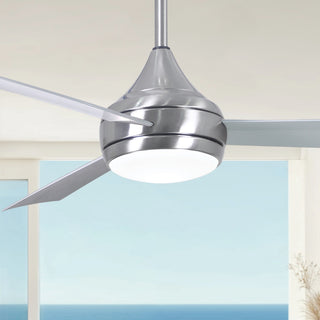 Donaire 52" Ceiling Fan in Brushed Stainless