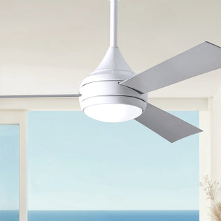 Donaire 52" Ceiling Fan in Gloss White