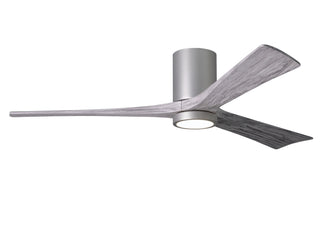 Matthews Fan Company - IR3HLK-BN-BW-60 - 60" Ceiling Fan - Irene-3HLK - Brushed Nickel