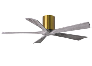 Matthews Fan Company - IR5H-BRBR-BW-52 - 52" Ceiling Fan - Irene-5H - Brushed Brass