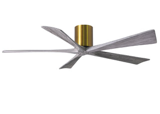Matthews Fan Company - IR5H-BRBR-BW-60 - 60" Ceiling Fan - Irene-5H - Brushed Brass