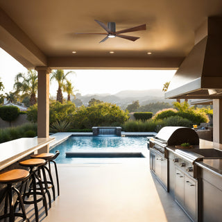 Irene-5HLK 60" Ceiling Fan in Textured Bronze
