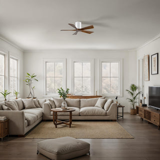 Irene-5H 42" Ceiling Fan in Gloss White