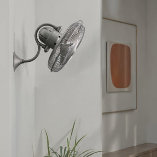 Laura 16" Wall Fan in Brushed Nickel
